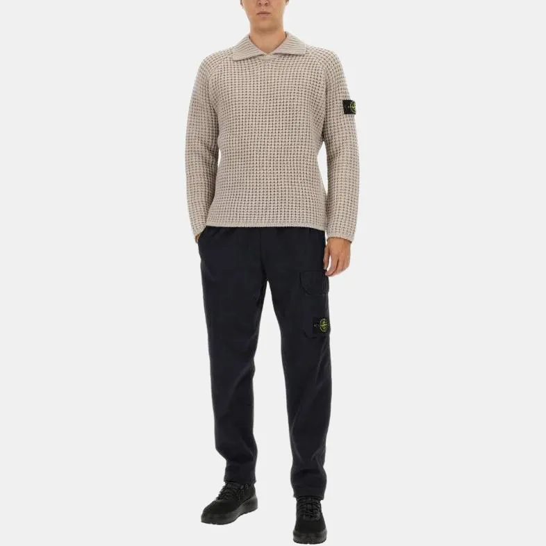 STONE ISLAND Logo Patch Pants-3