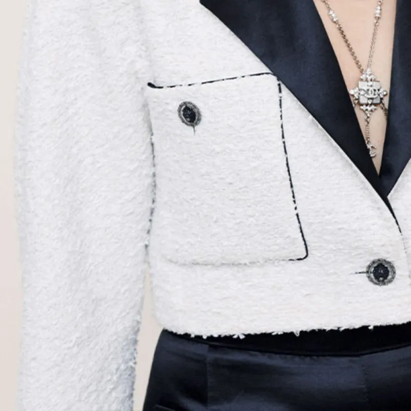 CHANEL Jackets Women's White-1