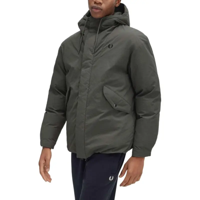 FRED PERRY Zip up Puffer Jacket-2