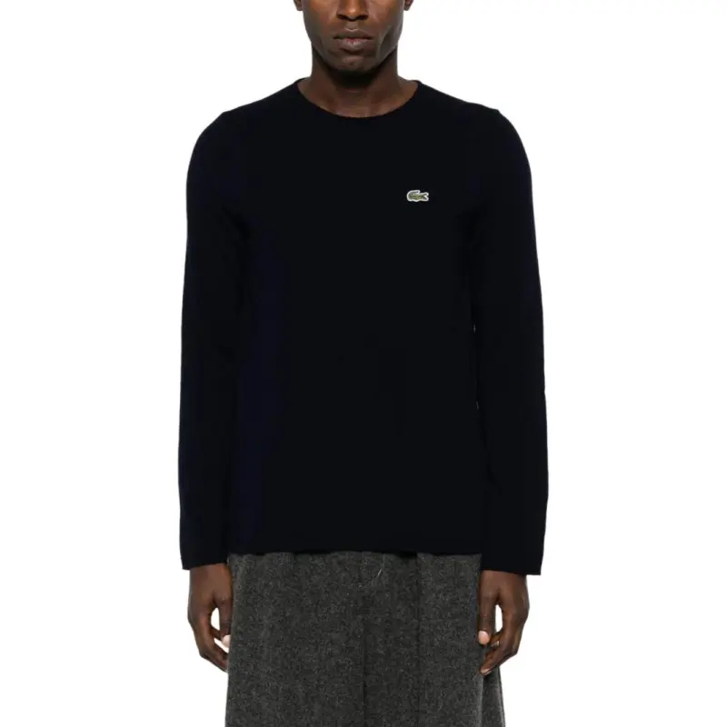 Comme Des Garçons Shirt X Lacoste Crewneck Knitted Jumper-2