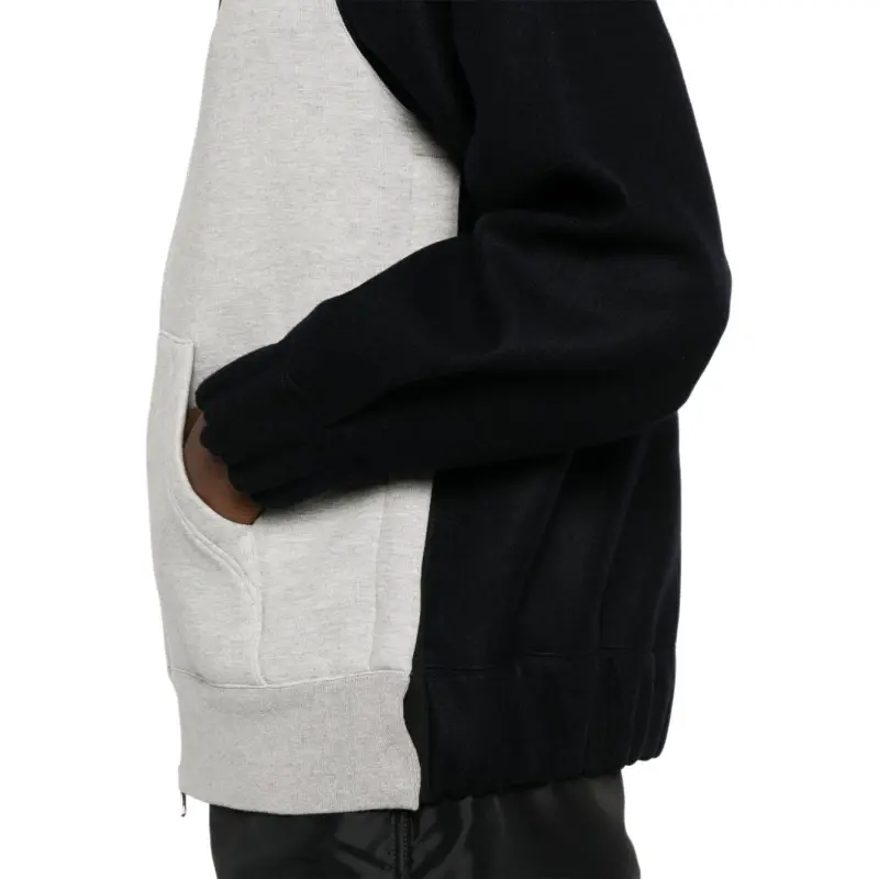 Sacai Drawstring Zip Up Hoodie-4