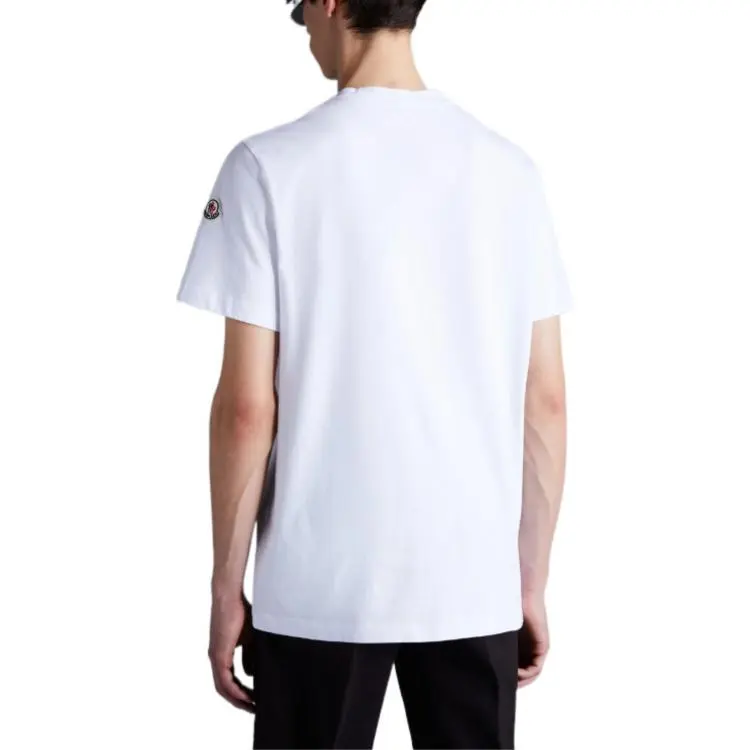 Moncler SS22 T Shirts Men Optical White-3