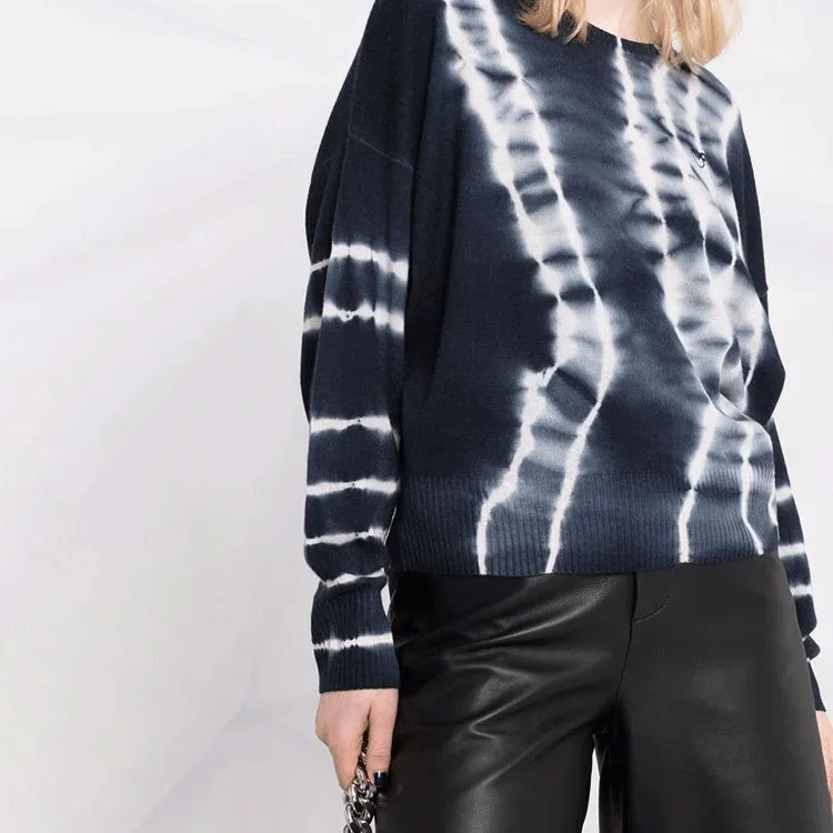 PINKO SS22 Fitted Sweater Women's Blue-4