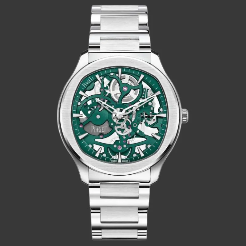 PIAGET POLO Automatic Mechanical Movement Men's Watch 42mm Green Dial-3