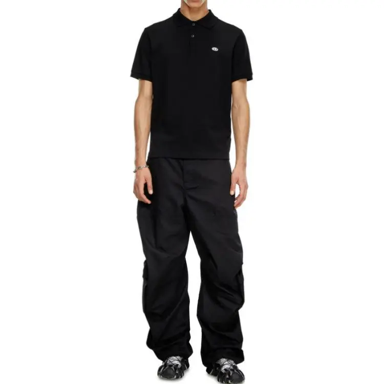 DIESEL Polo Shirts Men Black-2