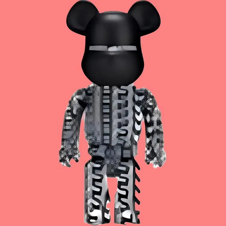 BE@RBRICK x MARC JACOBS Monogram Print 1000%-3