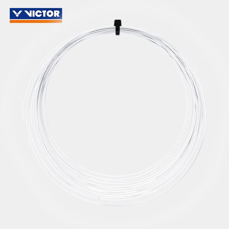 VICTOR Durable Type Badminton Racket Strings White 3 Pack-0