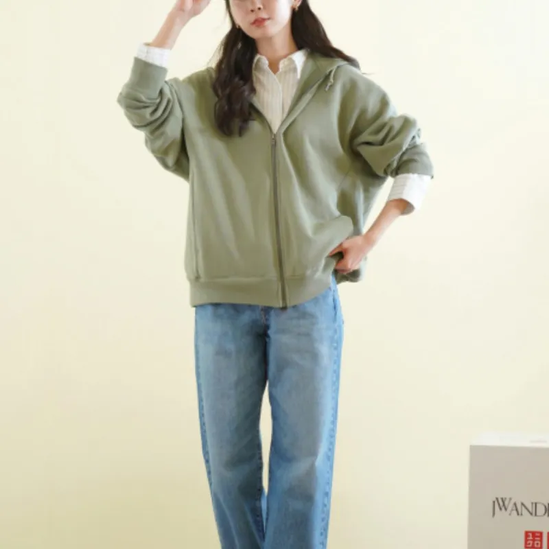 Jw Anderson X UNIQLO Sweatshirts Unisex Green-4