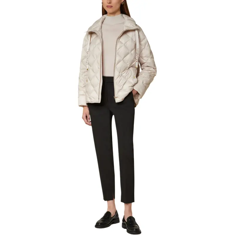 MaxMara Pisoft Padded Zip Up Drawstring Jacket-1