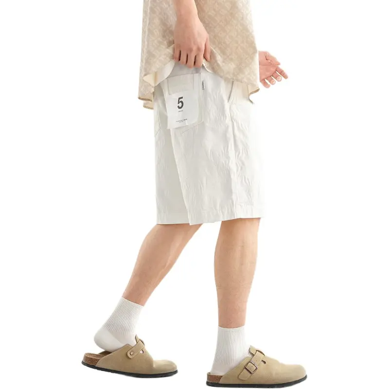 PEACEBIRD MEN Denim Shorts Men's White 1-4