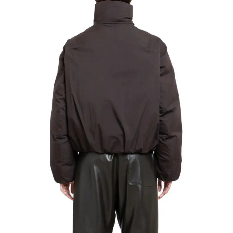 Lemaire Short Puffer Blouson 'Espresso'-4