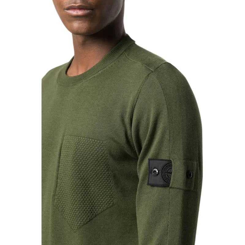 STONE ISLAND Sweater Men's Green-4