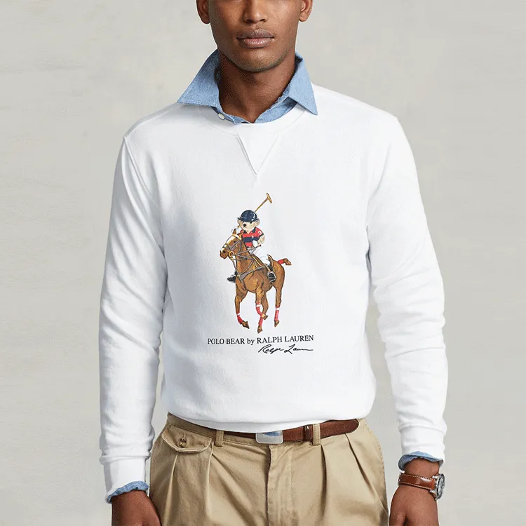Polo Ralph Lauren Sweatshirts Men White-2