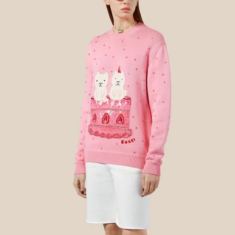 GUCCI SS23 Sweater Women's Pink-3