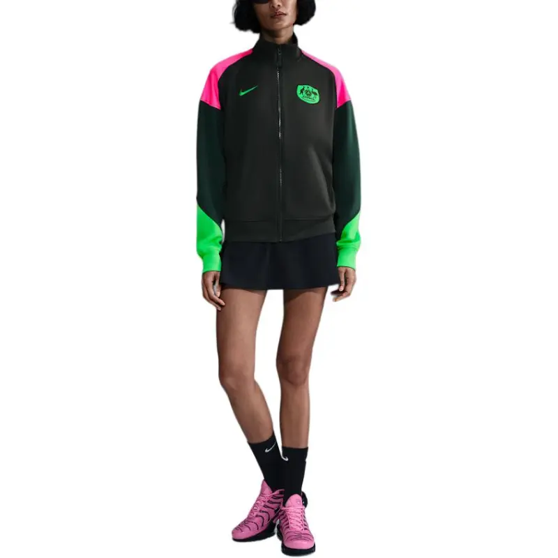 Nike AcademyPro Jackets Coats Women's Night Forest/Professional Green/Super Pink/Poison Green-1
