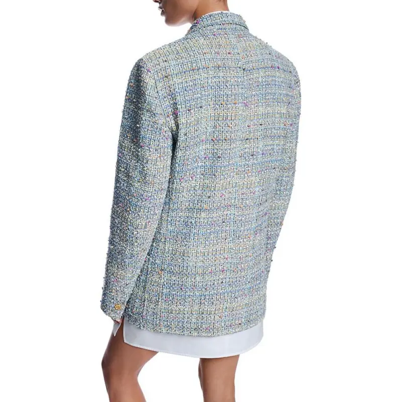 LOUIS VUITTON Double Breasted Tweed Blazer-2
