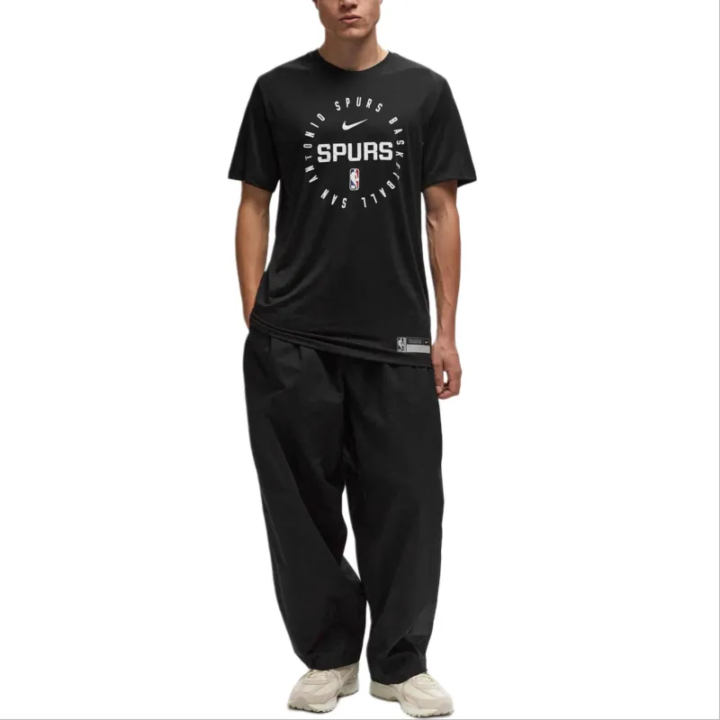 Nike x NBA San Antonio SpursDri Fit Legend On Court Practice Performance T Shirt Men's Black-2