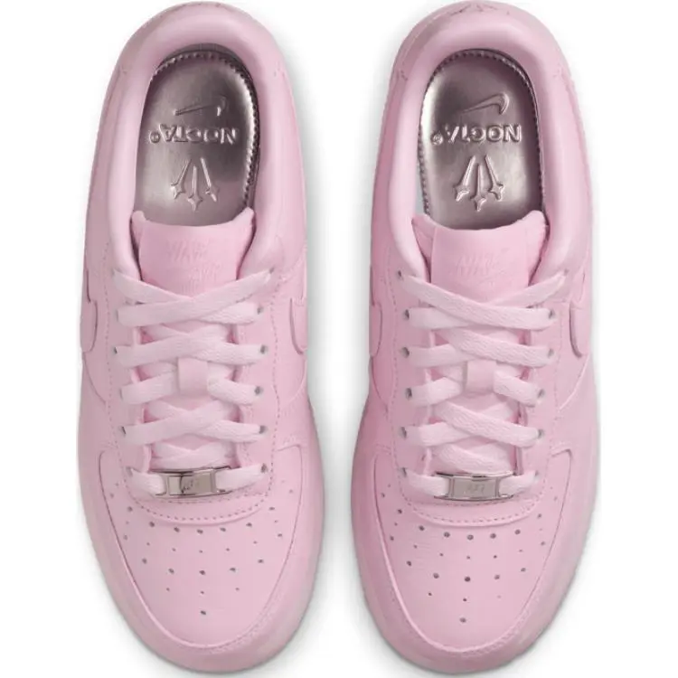 Drake NOCTA x Nike Air Force 1 Anti Slip Wear Resistant Low Top Kids Lifestyle Shoes Pink Unisex-5