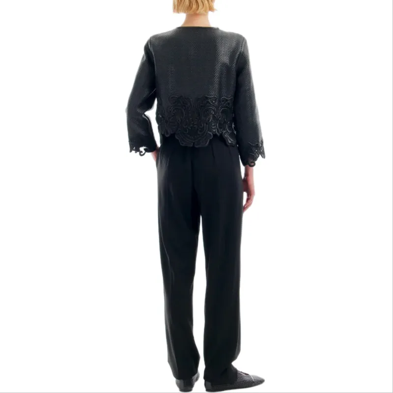 EMPORIO ARMANI Leather Outerwear-4