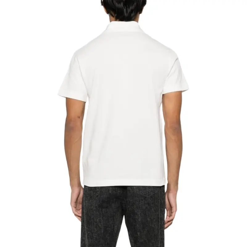 Burberry Logo Embroidered Polo Shirt-4