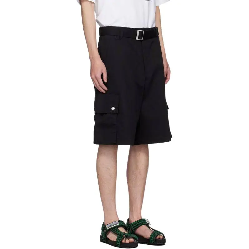 Jacquemus Le Cargo Belted Bermuda Shorts-3