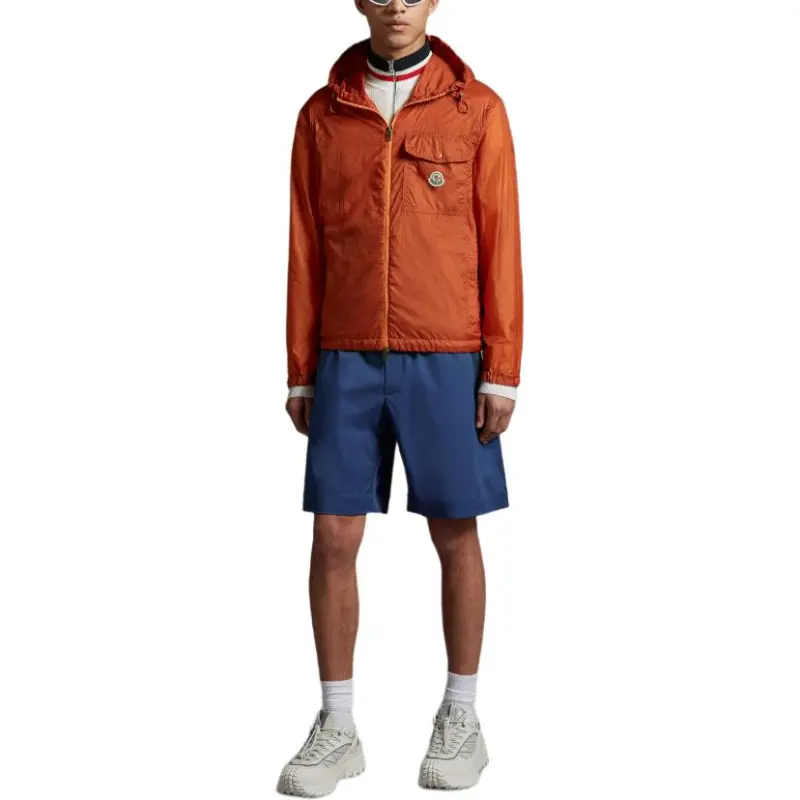 Moncler Logo Patch Zip Up Jacket-3