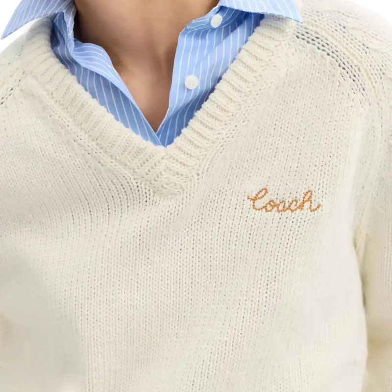 COACH Sweaters Women's White-3