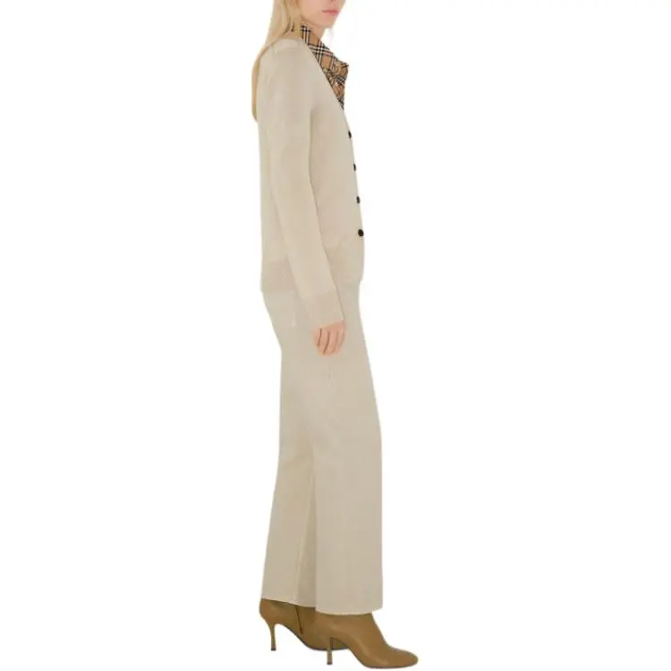 Burberry Ekd Ww Cardigan Nutmeg-3