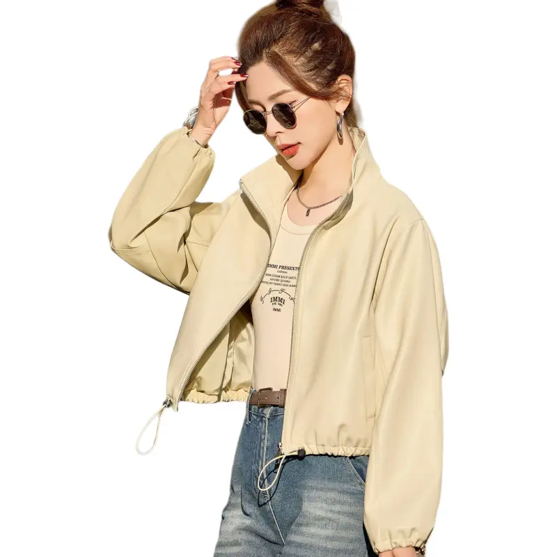 Yi Mengyuan Leather Jacket Women's-8