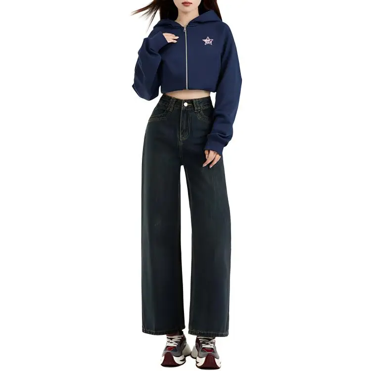 YINLEI Jeans Women's Image Color-2
