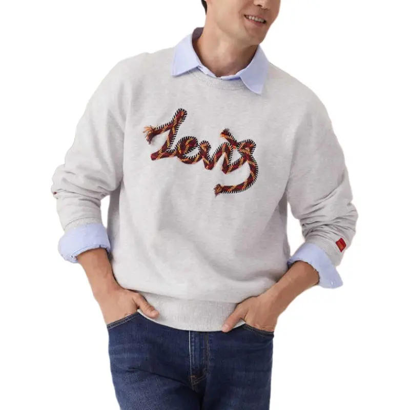 Levis CNY Sweatshirts Men Gray-3