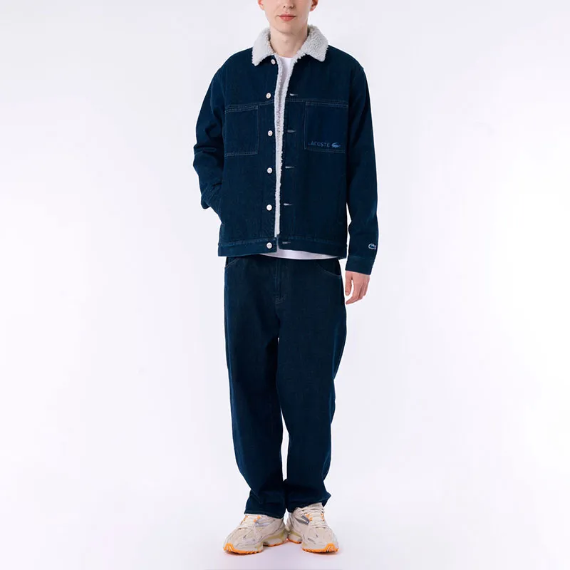 LACOSTE Jackets & Coats Men's Marine Blue-4