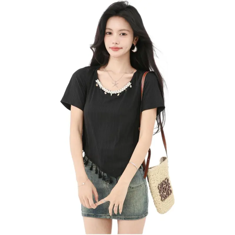 MINETTE T Shirts Women's Black-2