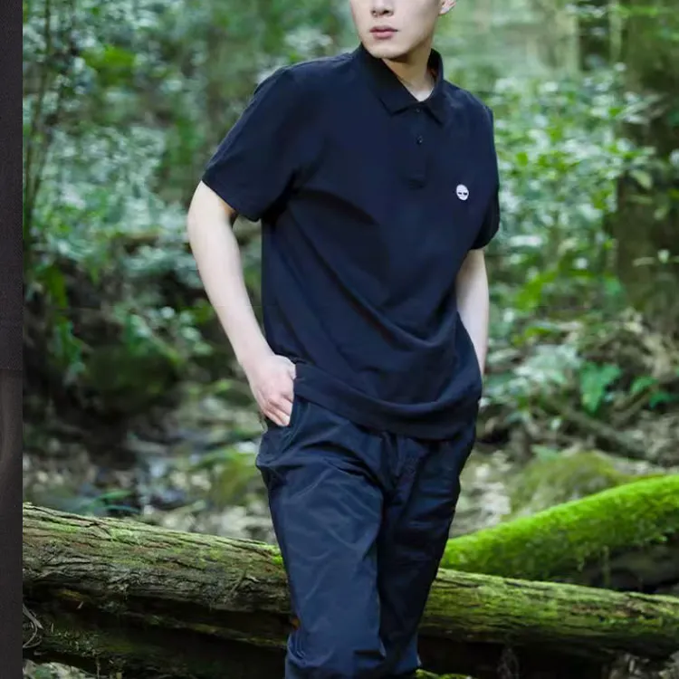Timberland Polo Shirt Men's Black-7