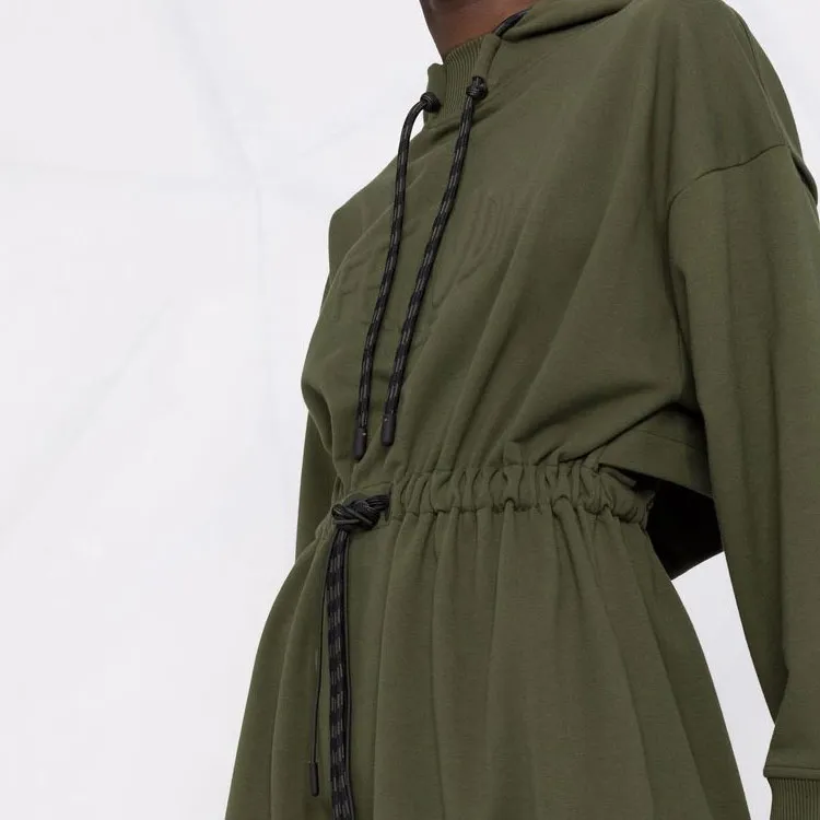 FENDI Long-Sleeved Dresses Women's Green-5