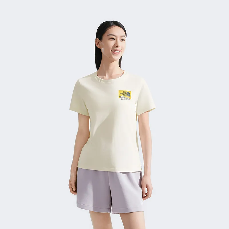 THE NORTH FACE T Shirt Women's Dune White-2
