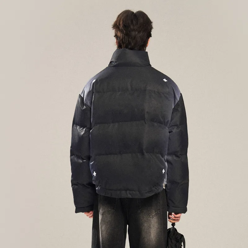 NSTNEW START Puffer Jacket Unisex Gradient Black-4