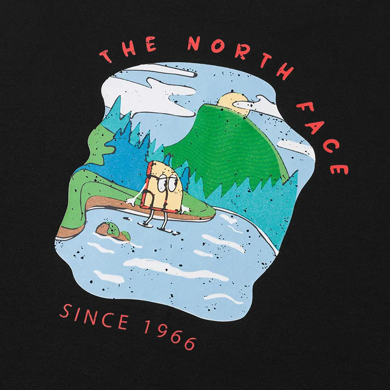 THE NORTH FACE SS25 T Shirt Unisex Cosmic Black-2