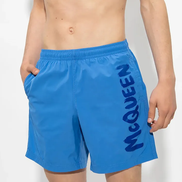 Alexander McQueen Graffiti Logo Swim Shorts-2
