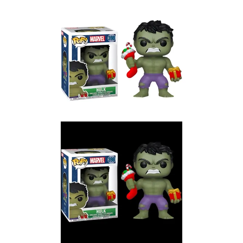 Funko Pop! Marvel Hulk Stocking & Presents Figure #398-3