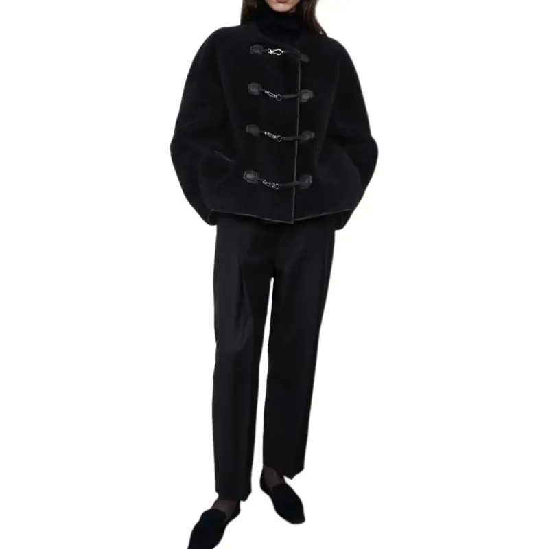 TOTEME Teddy Shearling Jacket-4