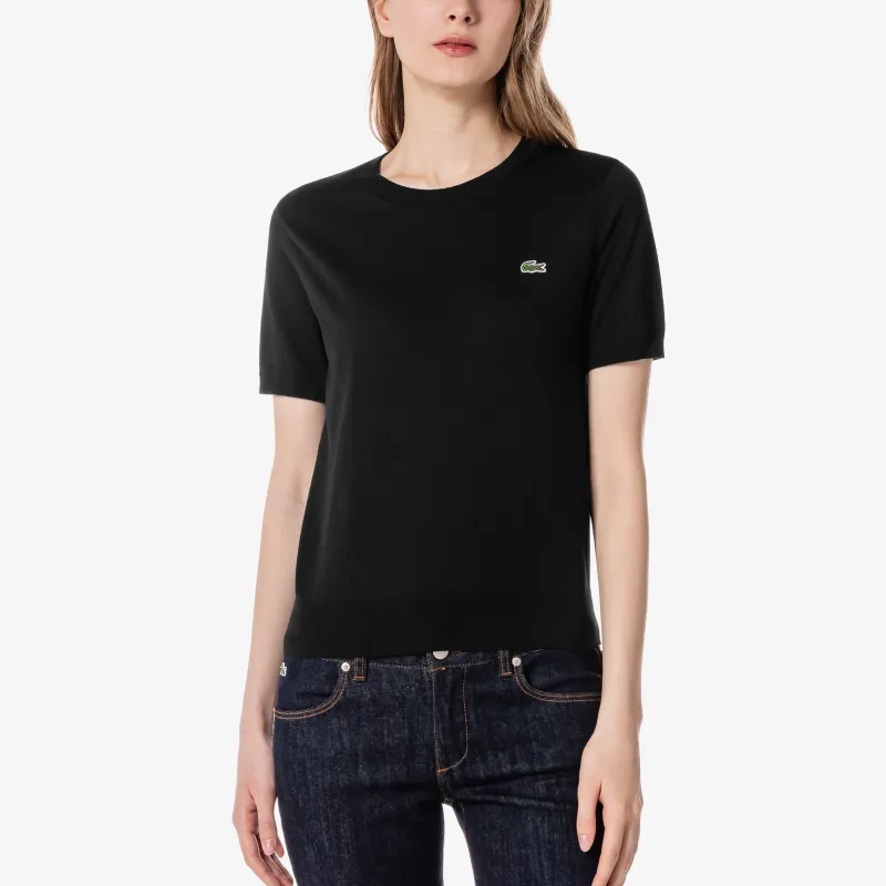 LACOSTE T Shirts Women's Black-3