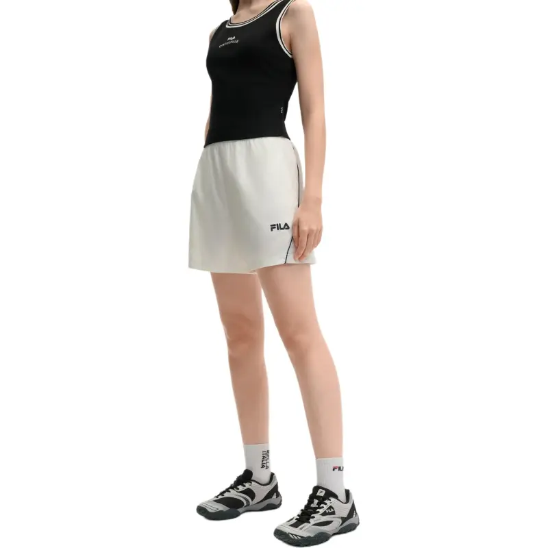 FILA ORIGINALE Casual Shorts Women's Cloud White-4