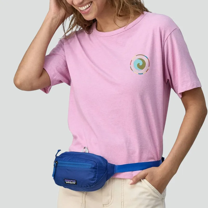 Patagonia Recycled Nylon Fanny Pack Mini Unisex Blue-1