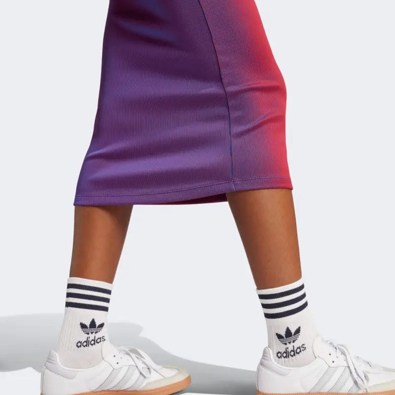 Adidas Originals Rasant Rib Long Sleeve Dress-4