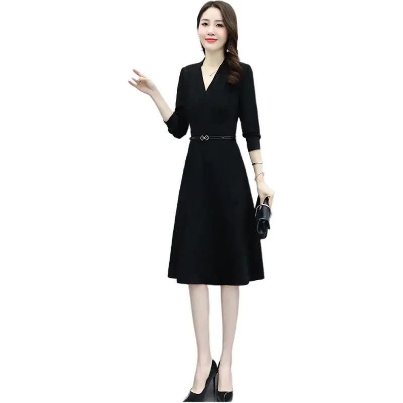 Fele.d Long Sleeved Dress Women's-11