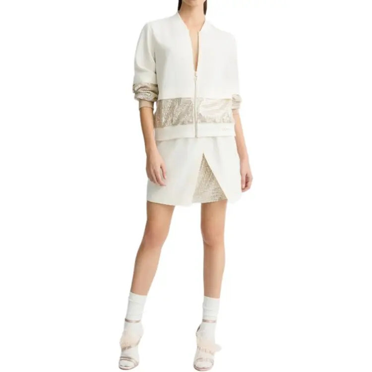 LIU·JO Sequin embellished Bomber Jacket-2