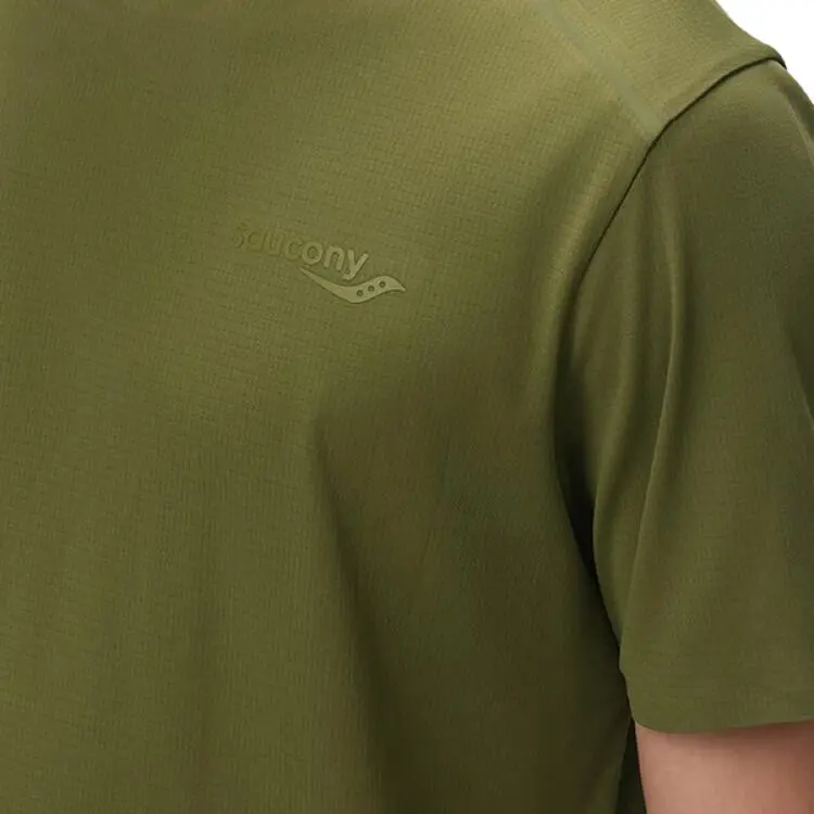 Saucony T Shirt Men's Dark Tree Green-5