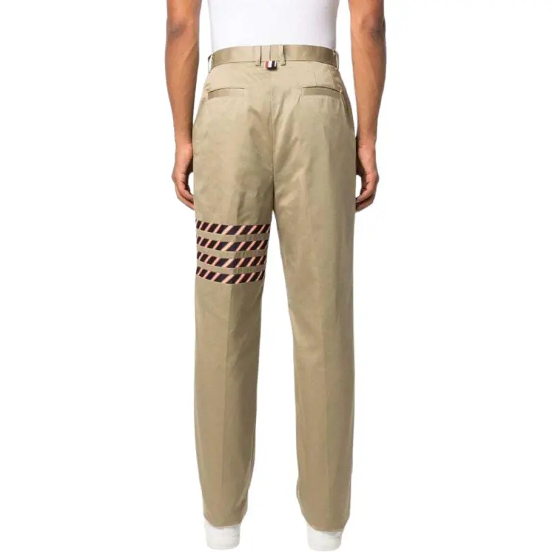 THOM BROWNE Seamed 4 Bar Unconstructed Chino Trouser-4