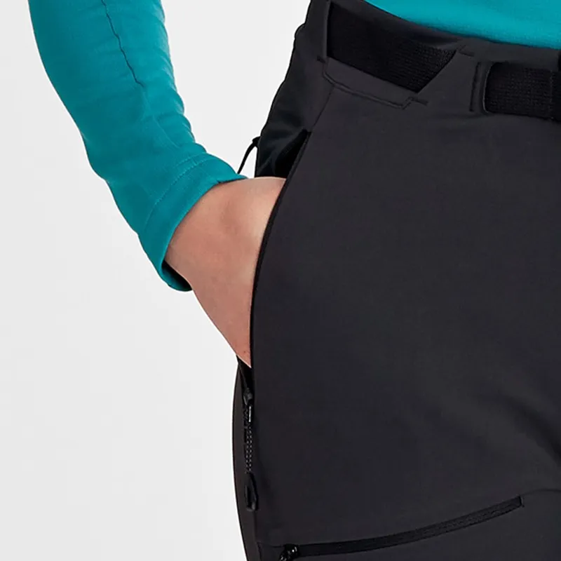 MAMMUT AC Casual Pants Women's Black Gray Color-4